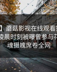 【爆料】蘑菇影视在线观看突发：神秘人在凌晨时刻被曝曾参与花絮，勾魂摄魄席卷全网